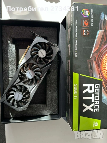 Видео карта Gigabyte RTX 3060TI 8GB