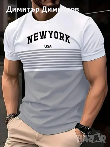 Тениски летни,модерни с двустранен  3 D принт.Размер L 50 - 10 лв,3 за 25лв, снимка 7 - Тениски - 50381383