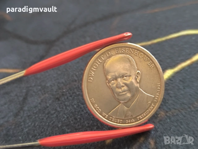 Монета - САЩ - 1 долар (Дуайт Айзенхауер) UNC | 2015г.