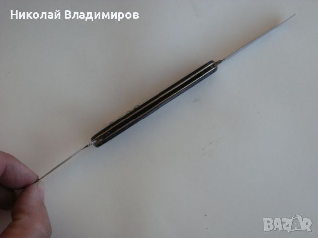 Българско джобно ножче нож П.Денев , снимка 9 - Ножове - 45415527