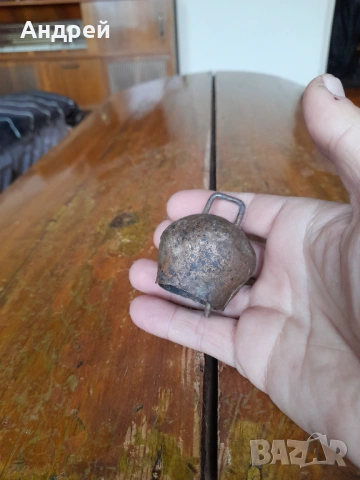 Стар звънец,хлопка,чан #7, снимка 2 - Други ценни предмети - 53696514