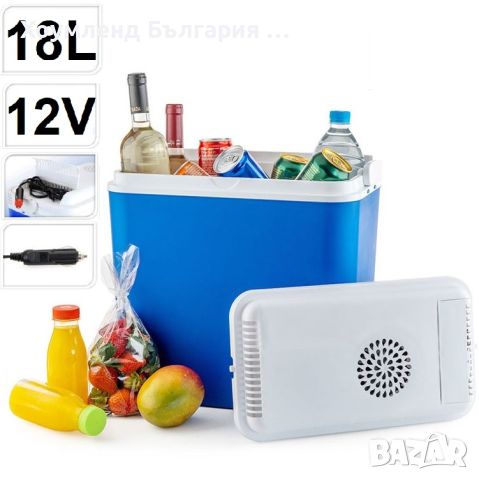 Ел хладилна кутия за охлаждане 12V 18литра, снимка 1 - Хладилни чанти - 46102018