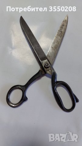 Стара ножица, шивашка, снимка 1 - Антикварни и старинни предмети - 46227406