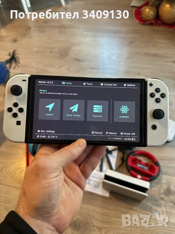 Продавам Nintendo Switch Oled с 256гб карта памет, снимка 6 - Друга електроника - 53101521