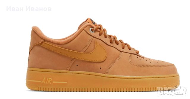 NIKE AIR FORCE 1 LOW FLAX  оригинални маратонки номер 40,5-41, снимка 2 - Маратонки - 45457259