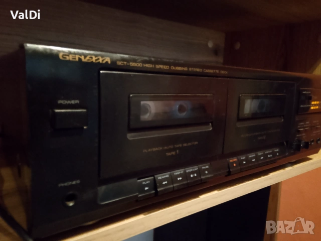 Двукасетен дек Genexxa SCT-5500 , снимка 2 - Декове - 53138776
