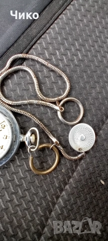 Руски джобен часовник "Мълния ", снимка 4 - Антикварни и старинни предмети - 53997357