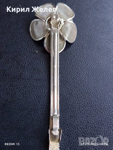 Арт шнола за коса метална цвете много красива 44070, снимка 5 - Аксесоари за коса - 51395727