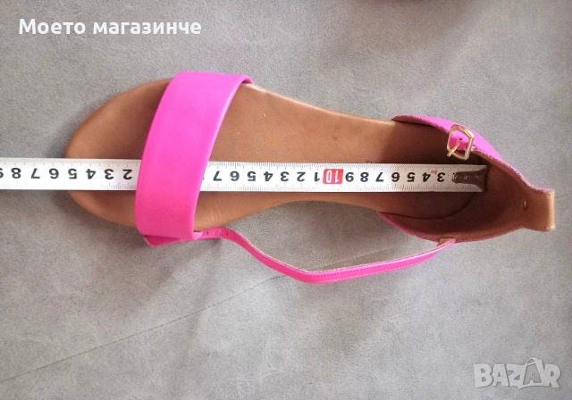 Дамски сандали Dario Bruni от естествена кожа – розови, № 38, снимка 3 - Сандали - 52073352