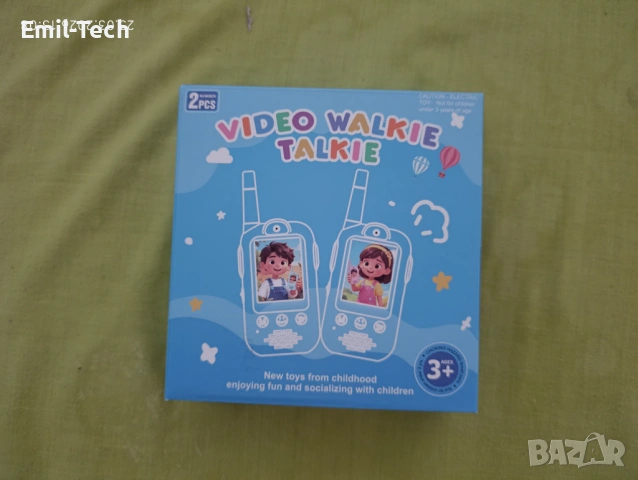 Нови детски видео уоки токи 2 бр. с камера, презареждаеми, снимка 7 - Електрически играчки - 53949354