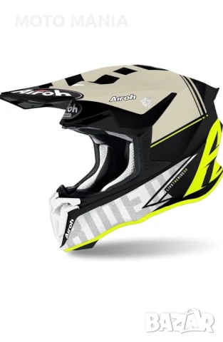 Мотокрос каска AIROH TWIST 2.0 TECH YELLOW MATT