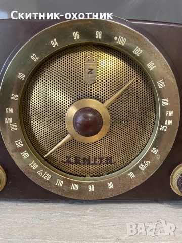 Антикварно радио Zenith, снимка 3 - Антикварни и старинни предмети - 53221061