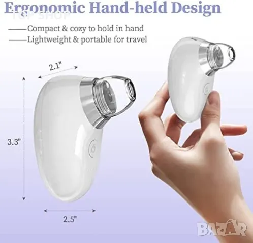 Нов смарт Вакуум уред отстраняване на черни точки пори с камера за лице, снимка 5 - Тримери - 49498204