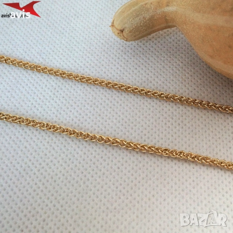 Синджир с 14К златно покритие 254557, снимка 2 - Колиета, медальони, синджири - 52845021