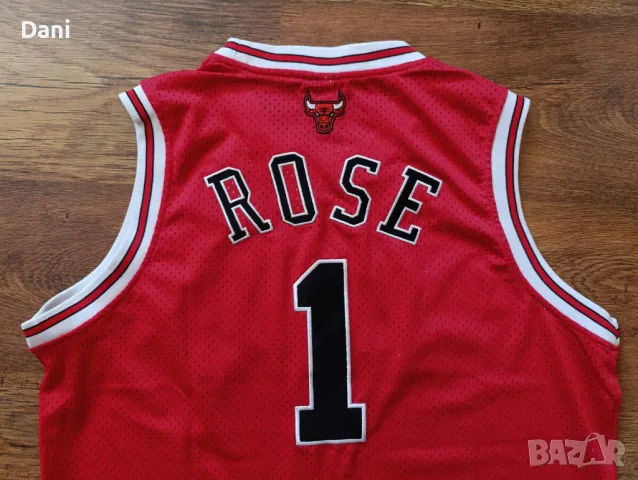 Chicago Bulls Derrick Rose NBA Потник Реплика, снимка 4 - Спортни дрехи, екипи - 50155760