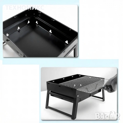 Преносима скара за въглища, снимка 12 - Други стоки за дома - 53664341