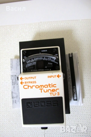 Boss TU-3 – Тунер за китара и бас, снимка 6 - Китари - 53065652