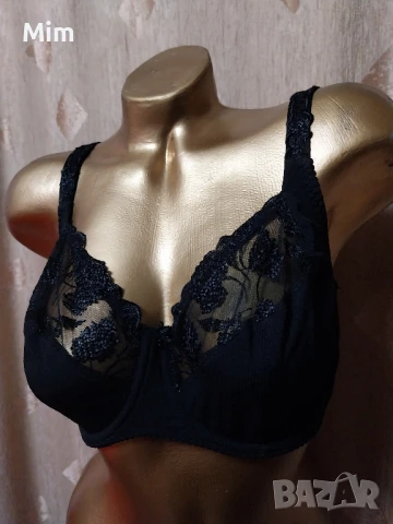 Prima Donna 75 E Черен дантелен сутиен , снимка 4 - Бельо - 50623703