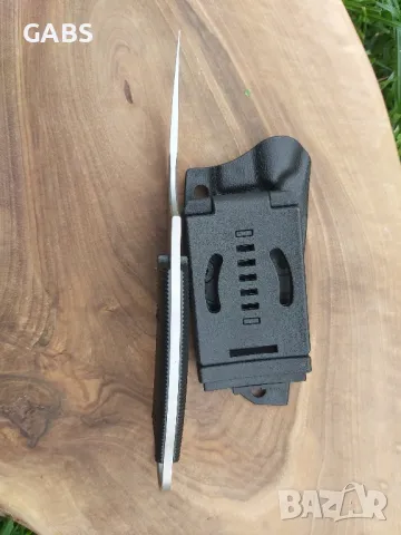 Нож за оцеляване на открито EDC,фултанг D2 с кания Kydex, снимка 6 - Ножове - 50016412