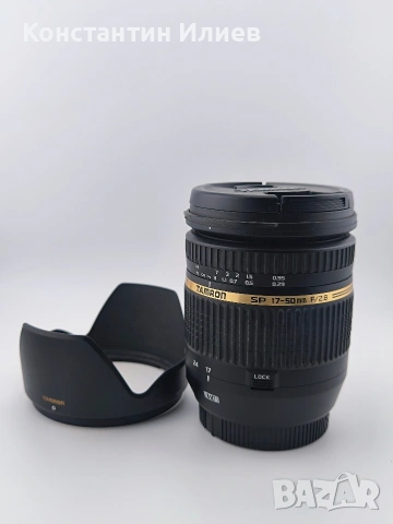 Обектив Tamron SP 17-50mm f2.8 DI II VC за Canon, снимка 4 - Обективи и филтри - 54121462