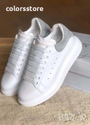 Кецове Alexander McQueen ЕСТЕСТВЕНА кожа - 17137Z-3-1FM, снимка 2 - Кецове - 49380781