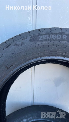 Continental 215/60/17C VanContact Winter 6PR, снимка 5 - Гуми и джанти - 52812067