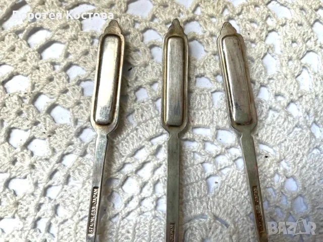 Красиви прибори от Япония с порцеланова плочка на дръжките, снимка 11 - Антикварни и старинни предмети - 50337506