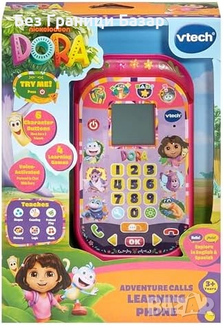 Нов VTech Dora Adventure Calls детски интерактивен телефон играчка дете подарък, снимка 5 - Други - 51683530