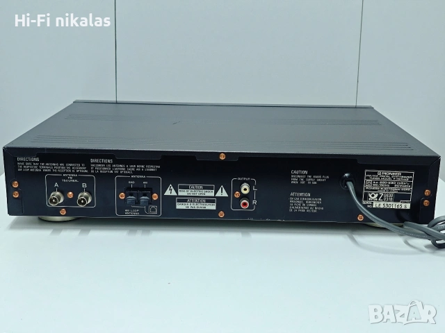 FM радио тунер стерео дигитален ресийвър PIONEER F-752 mk2, снимка 5 - Ресийвъри, усилватели, смесителни пултове - 54003656
