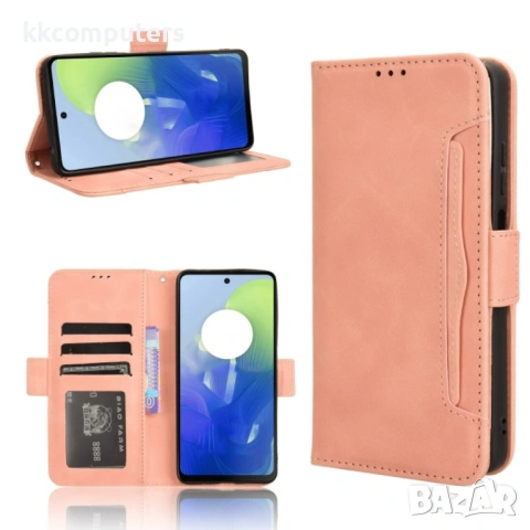 Motorola Moto G04 / G24 Magnetic Кожен Калъф и Протектор, снимка 5 - Калъфи, кейсове - 53152203