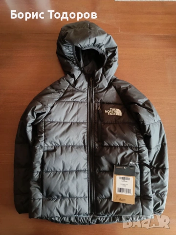 Зимно яке детско пухено The North Face черно момчета и момичета