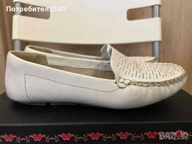 Бели мокасини Ramarim, снимка 9 - Дамски ежедневни обувки - 53577263
