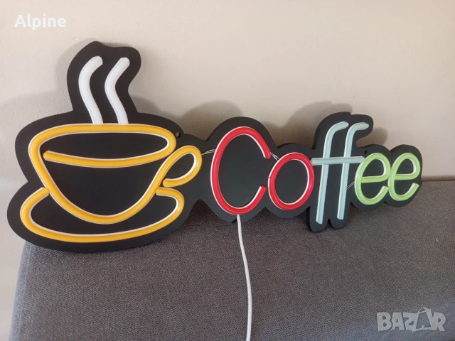 Неонова табела Coffee, снимка 2 - Декорация за дома - 49985724