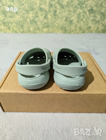 КК Детски чехли тип крокс | цвят мента | номер 23/24 13.5см, снимка 4 - Детски джапанки - 53851075