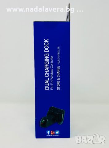 Зарядна станция за джойстик PS4 controller dual charging dock Плейстейшън, снимка 3 - Аксесоари - 39059420