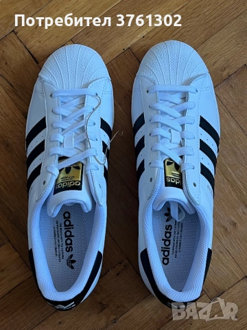 Adidas Superstar   43 1/3, снимка 4 - Кецове - 53911182
