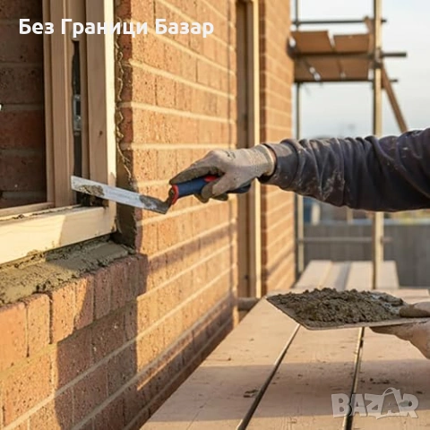 Нов Tuck Pointer 19mm 3/4" зидарски инструмент за фуги и разтвор ремонт, снимка 4 - Други инструменти - 53679537