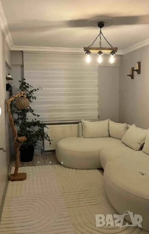 Щори ECD  Ролетни, Текстилни, Двойни, Без пробиване, Включен монтажен материал, Бял,Сив ,Бежов