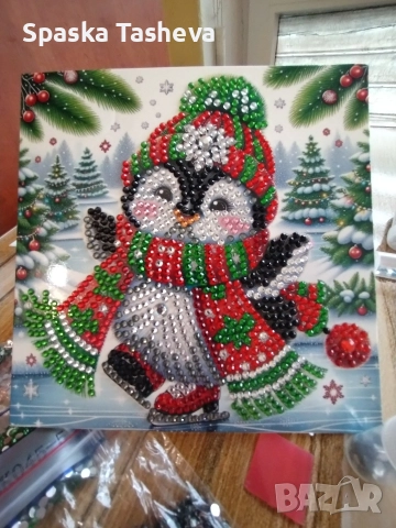 Диамантени коледни картички , снимка 11 - Други - 52764319