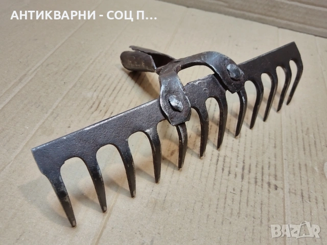 Стар Кован Търмък, Гребло. / НОМЕР 1568., снимка 4 - Антикварни и старинни предмети - 53661471