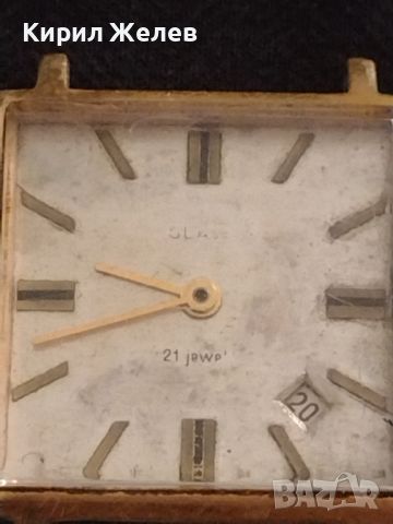 Стар ръчен часовник SLAWA 21 JEWELS MADE IN USSR с позлата за КОЛЕКЦИОНЕРИ 46102, снимка 2 - Антикварни и старинни предмети - 46079205