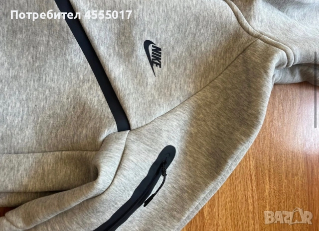 Nike Tech Fleece women gray xs, снимка 7 - Спортни екипи - 53995240
