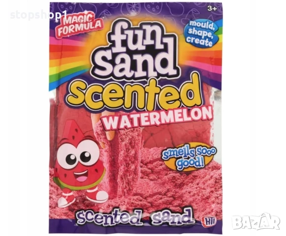 Кинетичен пясък HTI 1 цвят 0.23 кг пълнител розов