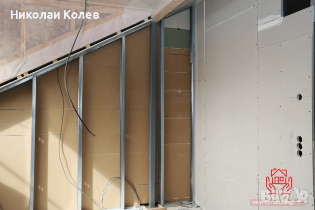 Поставяне на гипсокартон и довършителни ремонти, снимка 3 - Ремонти на покриви - 53877202