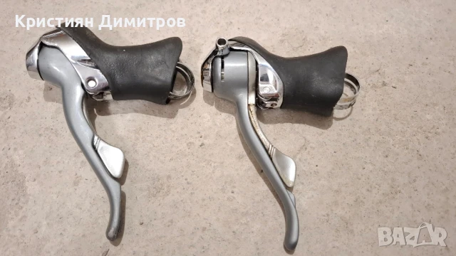 Shimano 600 Tricolor - ретро шосейни спирачки ( челюсти ) и шифтъри, снимка 7 - Части за велосипеди - 50482487