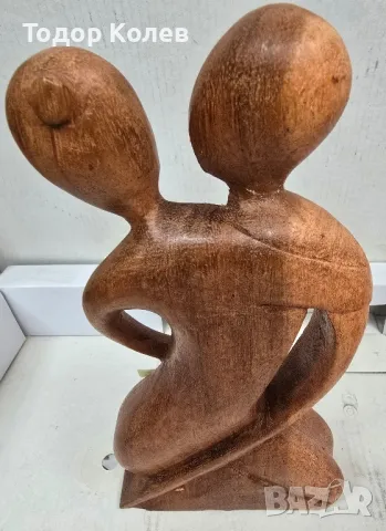 Дървени статуетки на влюбените. , снимка 4 - Статуетки - 50144860