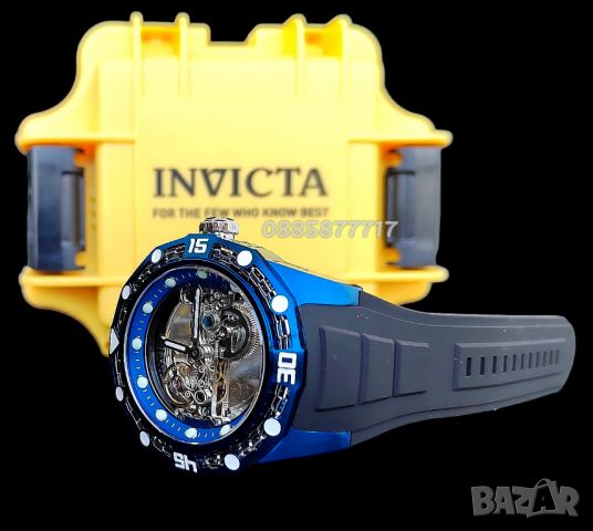 часовник INVICTA Bolt Ghost Bridge Skeleton автоматичен, НОВ , снимка 8 - Мъжки - 46743567