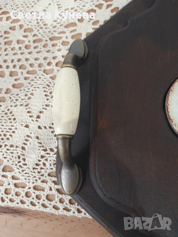 Ръчно изработен дървен поднос , снимка 3 - Декорация за дома - 52730312