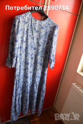 Прохладна синя рокля, снимка 2 - Рокли - 46330305