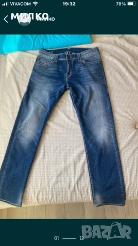 Мъжки дънки True Religion Rocco Relaxed Skinny Jeans USA